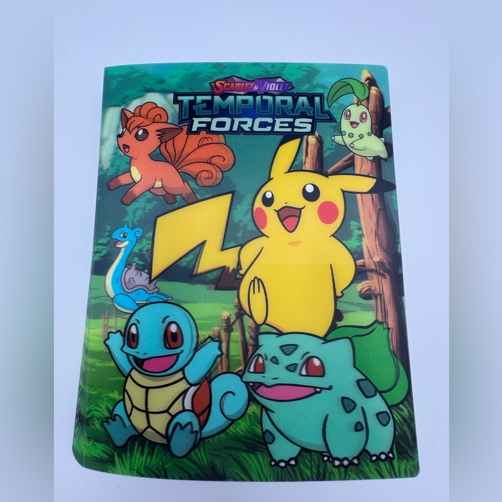 Pokémon Pikachu Squirtle Belarus Lenticular 120 Pocket‎ Card Holder Folder